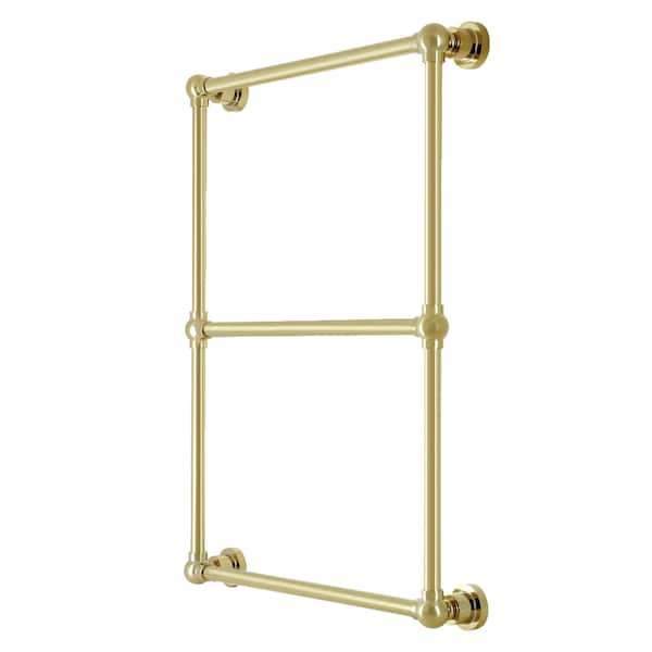 Kingston Brass 24" x 32" Wall Mount Towel Rack, Polished Brass DTM32243PB - main